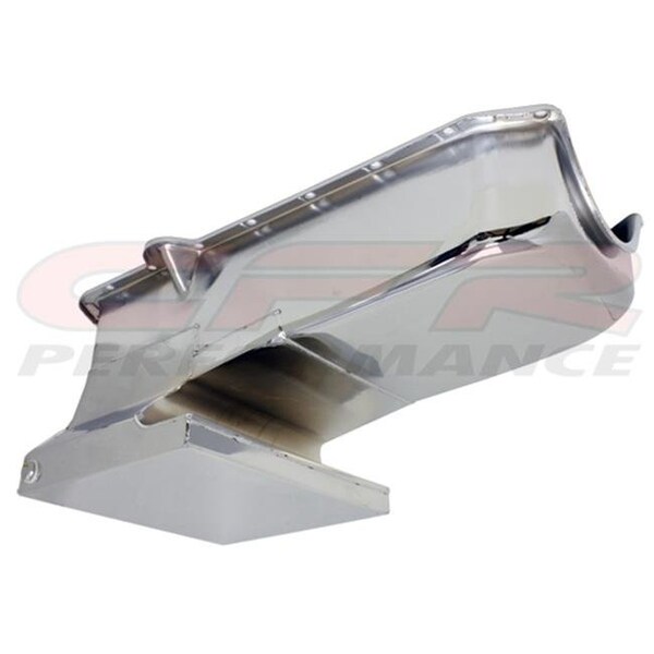 Cfr Performance CFR HZ-7481-C 1962-67 Chevy II & Nova 1980-85 Small Block 305-350 Drag Racing Oil Pan - Chrome HZ-7481-C - main